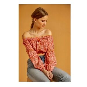 Poupette St. Barth Rachel OTS Top.